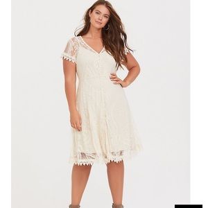 NWT TORRID White Dress